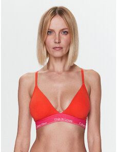 Calvin Klein Underwear Biustonosz braletka Light Lined 000QF7282E Czerwony