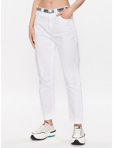 Tommy Jeans Jeansy Izzie DW0DW15529 Biały Slim Fit