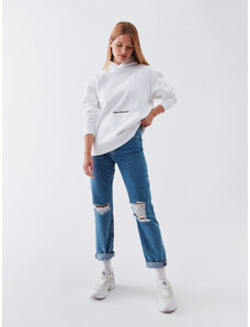 Calvin Klein Jeans Jeansy J20J220209 Niebieski Straight Leg