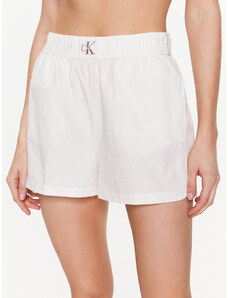Calvin Klein Jeans Szorty sportowe J20J220687 Biały Regular Fit