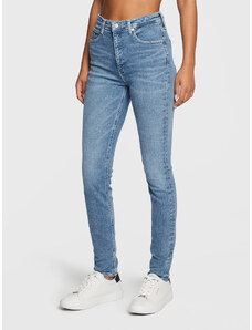 Calvin Klein Jeans Jeansy J20J220187 Niebieski Skinny Fit