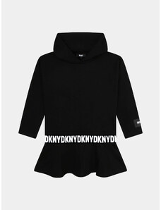 DKNY Sukienka dzianinowa D32905 S Czarny Regular Fit