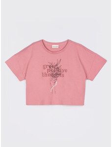 Coccodrillo T-Shirt WC2143202GRO Różowy Regular Fit