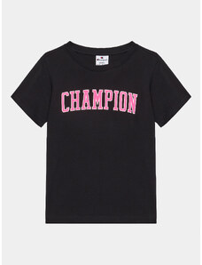 Champion T-Shirt 404658 Czarny Regular Fit