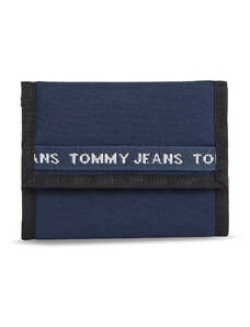 Tommy Jeans Portfel męski Tjm Essential Nylon Trifold AM0AM11720 Granatowy