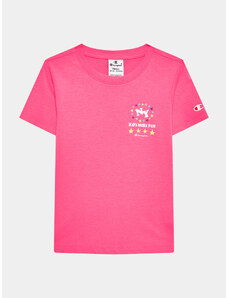 Champion T-Shirt 404681 Różowy Regular Fit