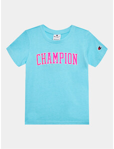 Champion T-Shirt Bookstore 404658 Niebieski Regular Fit