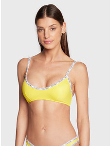 Calvin Klein Swimwear Góra od bikini KW0KW01946 Żółty