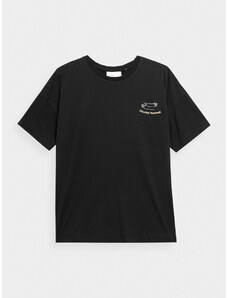 Outhorn T-Shirt OTHAW23TTSHF0843 Czarny Regular Fit