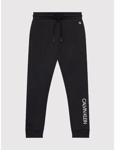 Calvin Klein Jeans Spodnie dresowe Institutional IB0IB00954 Czarny Regular Fit