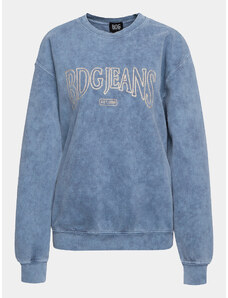 BDG Urban Outfitters Bluza Chain Stitch Acid 77098986 Niebieski Baggy Fit