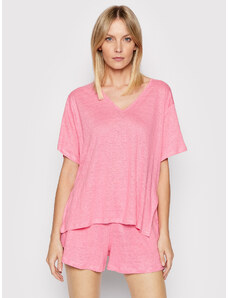 Seafolly T-Shirt Beachedit 54662-TO Różowy Regular Fit
