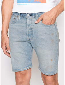 Levi's Szorty jeansowe 501 Hemmed 36512-0163 Niebieski Regular Fit