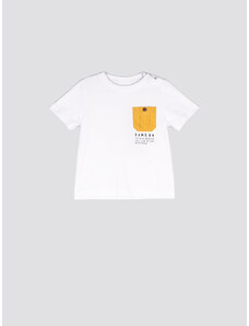 Coccodrillo T-Shirt WC2143203HUG Biały Regular Fit