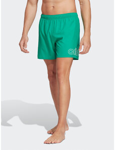 adidas Szorty kąpielowe Logo CLX Short Length Swim Shorts HT2125 Zielony Regular Fit
