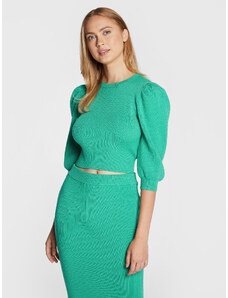 Glamorous Sweter CK5871 Zielony Slim Fit