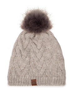 Buff Czapka Knitted & Fleece Hat 123515.014.10.00 Beżowy