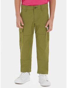Tommy Hilfiger Spodnie materiałowe KB0KB08471 Zielony Regular Fit