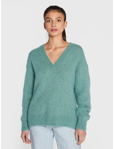 American Vintage Sweter Pinobery PINO18IH22 Zielony Regular Fit