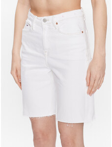 Tommy Jeans Szorty jeansowe Harper DW0DW15595 Biały Regular Fit