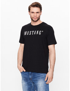 Mustang T-Shirt Alex 1013221 Czarny Regular Fit