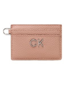Calvin Klein Etui na karty kredytowe Re-Lock Cardholder Pbl K60K610671 Różowy