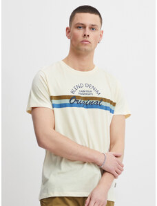 Blend T-Shirt 20715035 Écru Regular Fit