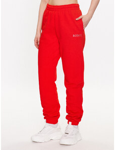 ROTATE Spodnie dresowe Mimi 7001571030 Czerwony Relaxed Fit