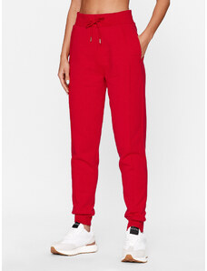 Guess Spodnie dresowe V3BB14 KBXX1 Czerwony Regular Fit