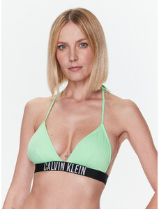 Calvin Klein Swimwear Góra od bikini KW0KW01963 Zielony