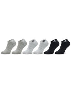 adidas Skarpety Niskie Unisex Thin and Light Sportswear Ankle Socks 6 Pairs IC1307 Szary