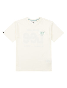Lee T-Shirt Supercharged LEE0116 Écru Regular Fit