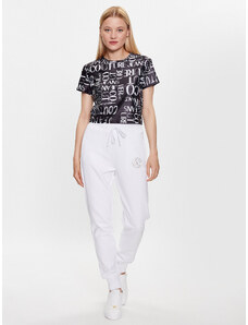 Versace Jeans Couture Spodnie dresowe 74HAAY01 Biały Regular Fit