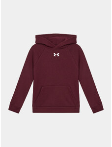 Under Armour Bluza Ua Rival Fleece Hoodie 1379792 Bordowy Loose Fit