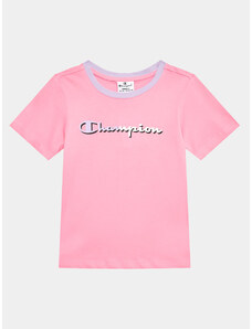 Champion T-Shirt 404670 Różowy Regular Fit