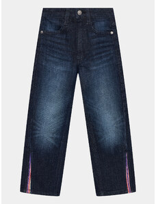 United Colors Of Benetton Jeansy 4EJVCE01X Granatowy Straight Fit