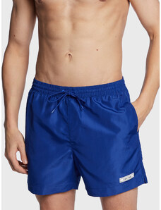Calvin Klein Swimwear Szorty kąpielowe KM0KM00812 Niebieski Regular Fit