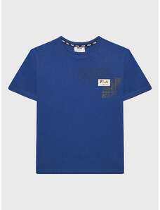 Fila T-Shirt Triest FAT0147 Niebieski Regular Fit
