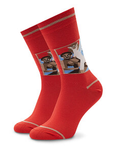 Stereo Socks Skarpety wysokie unisex Wet Nightmare Czerwony