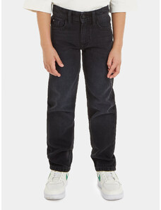 Calvin Klein Jeans Jeansy IB0IB01788 Czarny Straight Fit