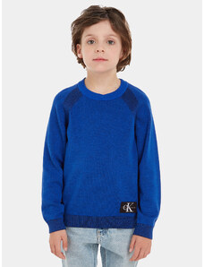 Calvin Klein Jeans Sweter IB0IB01868 Niebieski Regular Fit