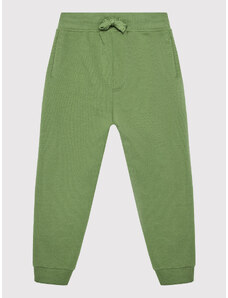 United Colors Of Benetton Spodnie dresowe 3EB5I0491 Zielony Regular Fit