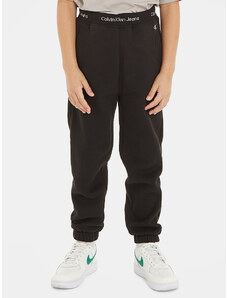 Calvin Klein Jeans Spodnie dresowe Intrasia IB0IB01815 Czarny Regular Fit