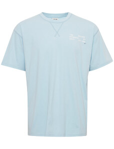 Solid T-Shirt 21107521 Błękitny Regular Fit