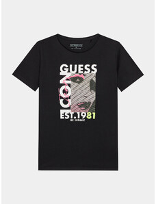 Guess T-Shirt J3BI05 I3Z14 Czarny Oversize