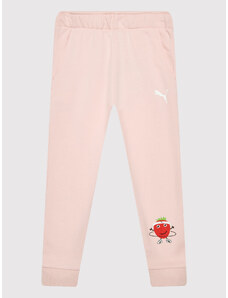 Puma Spodnie dresowe Fruitmates 847317 Różowy Regular Fit