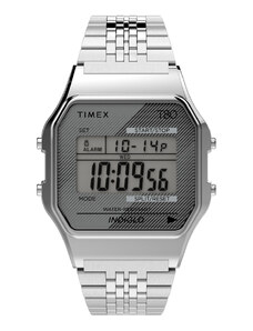 Timex Zegarek T80 TW2R79300 Srebrny