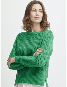 Fransa Sweter 20611827 Zielony Regular Fit