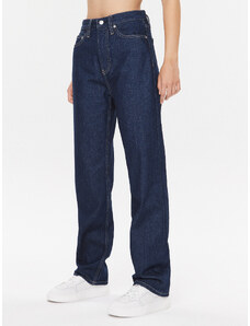 Calvin Klein Jeans Jeansy J20J221785 Granatowy Straight Fit