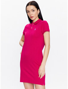 Polo Ralph Lauren Sukienka codzienna 211799490011 Różowy Regular Fit